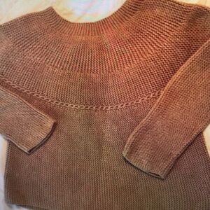 Cozy Brown Knit Sweater